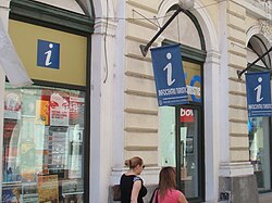 Tourist information center on Alba Iulia Street