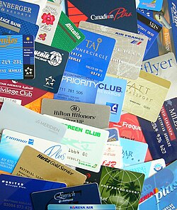 Various loyalty cards