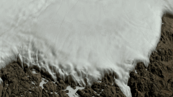 The crater underneath the Greenlandic Hiawatha Glacier dates to the Paleocene, 58 mya.[40]
