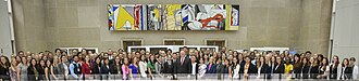 Mike Pompeo with 2018 summer interns