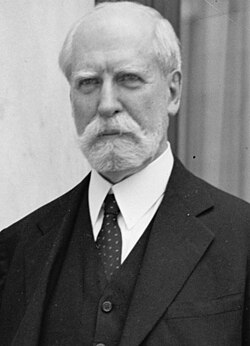 Charles Evans Hughes, former Supreme Court justice and Harding's Secretary of State