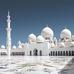 Sheikh Zayed Grand Mosque in Abu Dhabi