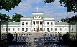 The Belweder Palace, often known simply as 'Belvedere', is the traditional (now secondary) official residence of the president.