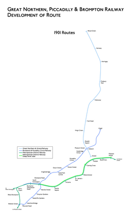 B&PCR, GN&SR and DR deep-level routes, 1901