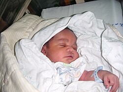 A human infant