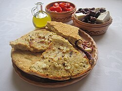 Bukë, kripë e zemër is a traditional welcoming custom traced back to medieval Albanian law.[315] The Albanian code of honour, called Besa, resulted to look after guests as an act of hospitality.[316]