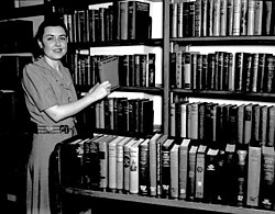 Alvar Street branch New Orleans Public Library, 1940. The WPA-built branch library is on Alvar Street near Burgundy in the Bywater neighborhood