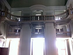 The interiors of the Theatre of Palazzo Guasco in 2013