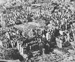 During World War II, 85% of buildings in Warsaw were destroyed by German troops.