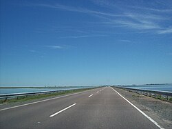 National Route 7 over La Picasa Lake.