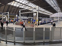 The main concourse post-electrification (2024)