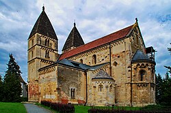 Romanesque Ják Abbey, built between 1220 and 1256