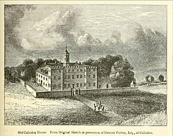 Culloden House, circa 1746, Charles' headquarters prior to the battle