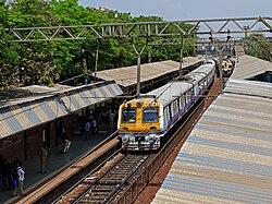Mumbai's suburban trains handle 7.24 million commuters daily.[15]