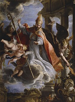 Painting depicting a Christian saint