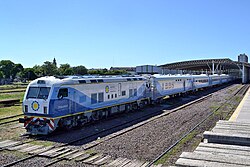 A Trenes Argentinos CNR CKD8G at Mar del Plata railway station