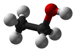 A molecule of alcohol