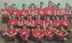 Preston players in 1954