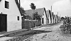 Valencian houses following the Valencia flood of 1957