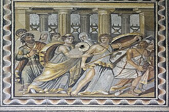 Gaziantep Zeugma Mosaic Museum Achilles mosaic
