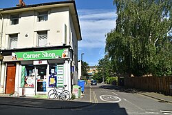 A modern British corner shop in Lee, Lewisham