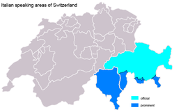 Italian language in Switzerland