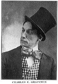 From newspaper promotional for vaudeville character actor Charles Grapewin, c. 1900