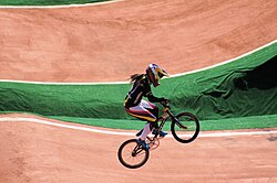 Mariana Pajón is a Colombian cyclist, two-time Olympic gold medalist and BMX World Champion.