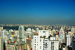 Smog in São Paulo, Brazil