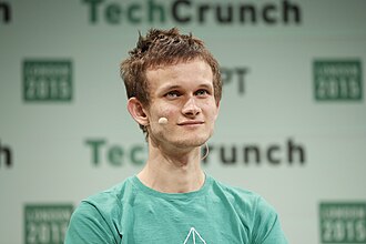 Ethereum founder Vitalik Buterin at the TechCrunch event in 2015