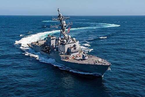 USS Jack H. Lucas, an Arleigh-Burke-class Flight III guided-missile destroyer