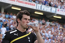 Bale during a friendly match against Brighton in July 2011