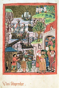 Foundation of the alliance between Lübeck and Hamburg in the part about ship law (Van schiprechte) in the Hamburg city right from 1497