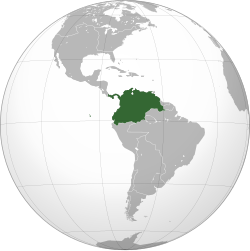 Map of the Viceroyalty of New Granada