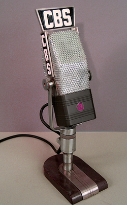 RCA-44, a classic ribbon microphone introduced in 1932. Similar units were widely used for recording and broadcasting in the 1940s and are occasionally still used today.
