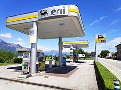 Eni petrol station in Lentiai