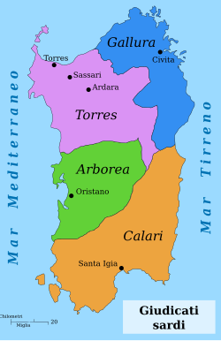 The Sardinian Judicates