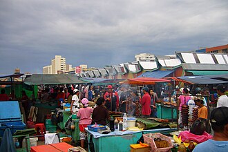 Filipino Market in Kota Kinabalu, Sabah, Malaysia.