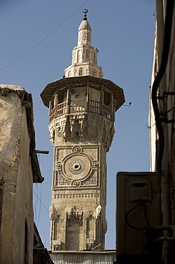 The monumental minaret of Al-Qal'i (Al-Qalai) Mosque