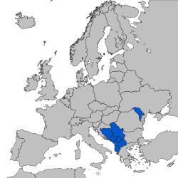 Countries in the Central European Free Trade Agreement (CEFTA)