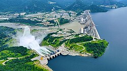 The Grand Ethiopian Renaissance Dam constructed between 2011 and 2023, set to be the largest dam in Africa