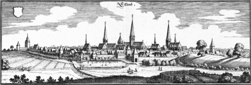 Essen on an engraving from 1647