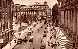 Victory Avenue in Bucharest, 1940