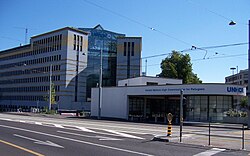 Office of the United Nations High Commissioner for Refugees, near the Palace of Nations in Geneva, Switzerland