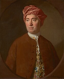 David Hume by Allan Ramsay, 1754; "Where men are the most sure and arrogant, they are commonly the most mistaken, and have there given reins to passion, without that proper deliberation and suspense, which can alone secure them from the grossest absurdities." —An Enquiry Concerning the Principles of Morals, § 9.13 : Conclusion, Pt. 1 (1751)