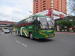 A bus plying Gil Puyat Avenue in Pasay