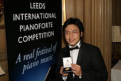Sunwook Kim having won the 2006 Leeds International Piano Competition.