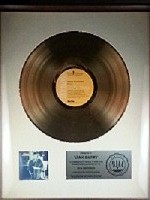 Platinum record of album Nilsson Schmilsson, featuring the 1968–75 Orange RCA Victor label