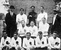 The Argentino de Rosario squad that played San Isidro in the 1911 Copa de Honor MCBA