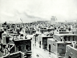 20th-century illustration of Sennacherib's destruction of Babylon